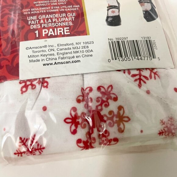 Amscan Adult Snowflake Stockings One Size Fits Most Halloween - Picture 5 of 12